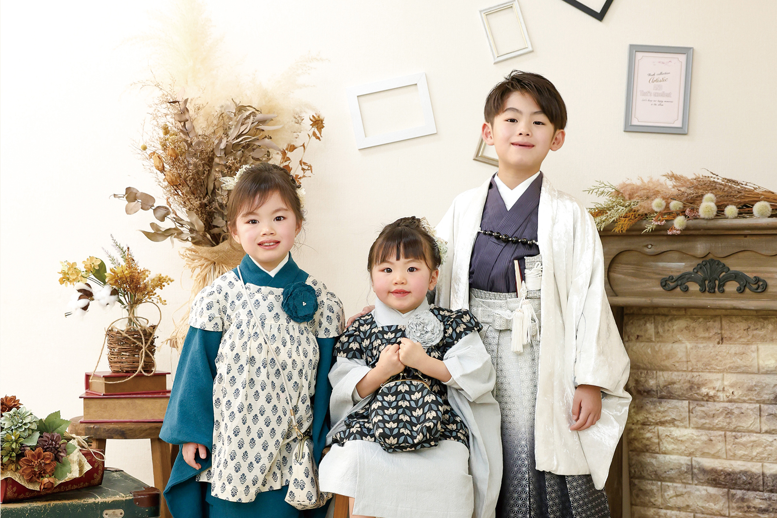 美品familiarフォーマルウェア七五三4点セット SOUBIEN（創美苑） 七五三 着物 3歳 販売 女の子 三歳 着物セット 被布
